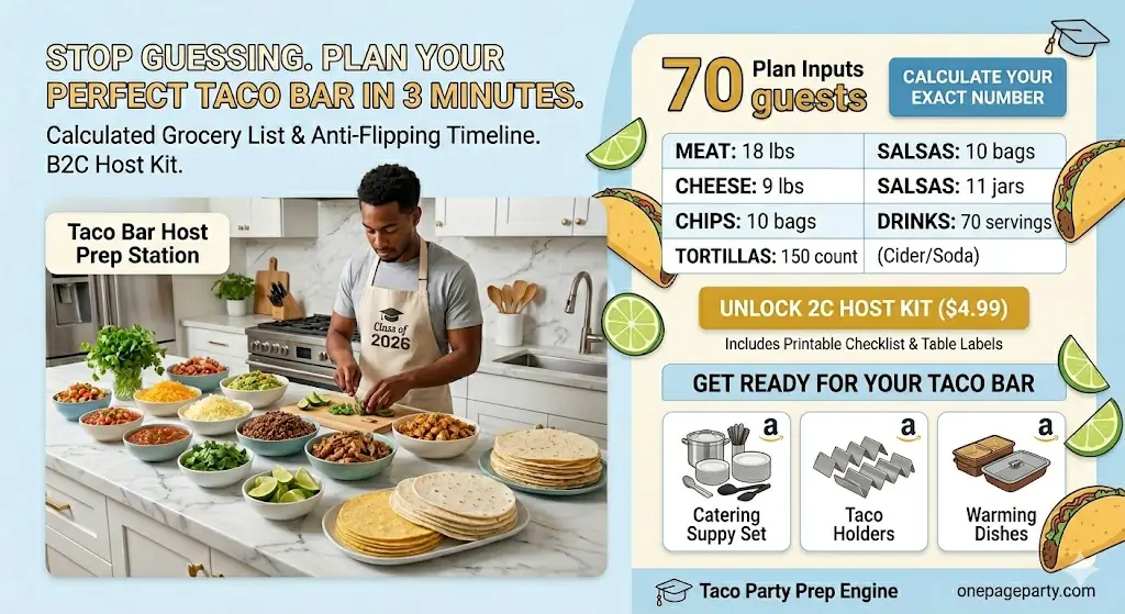 Graduation Taco Bar Party Planner