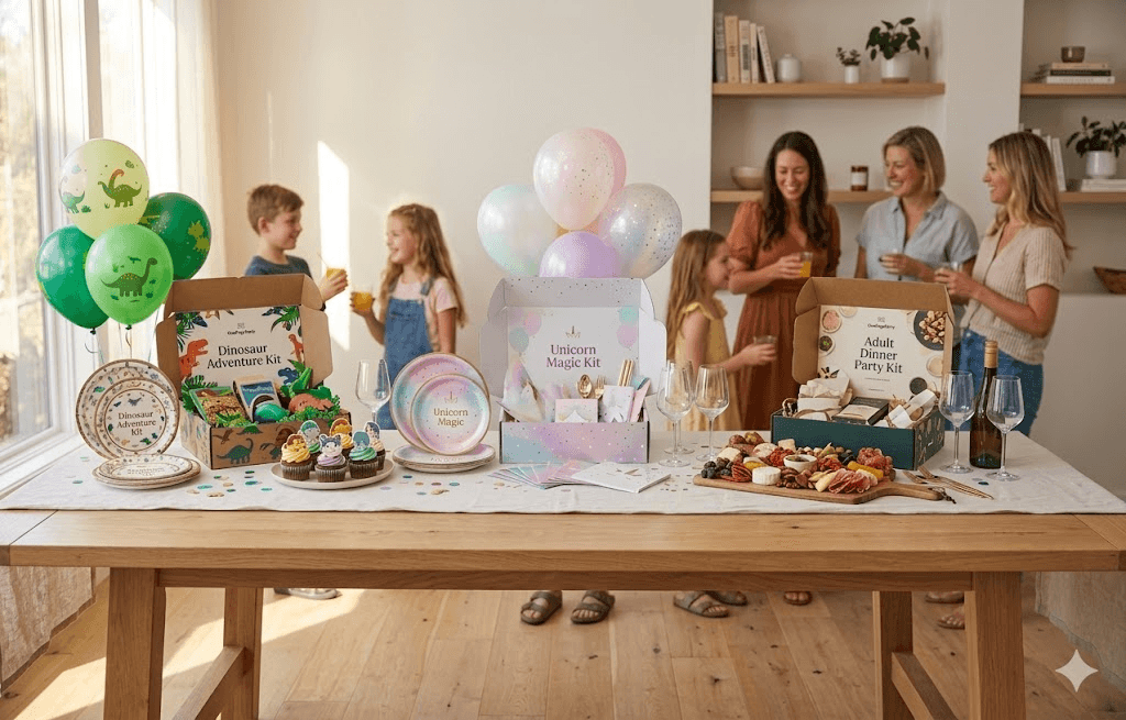 Beautiful party supplies and kits