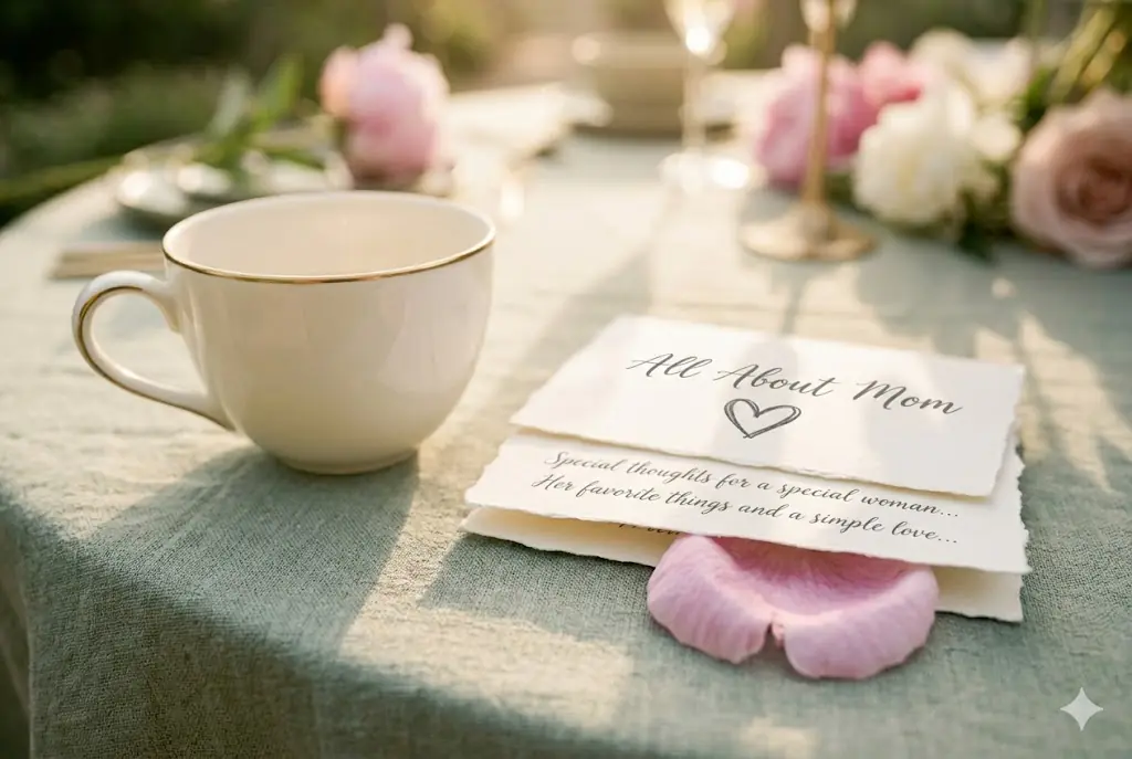 Hosted table styling that fits a graduation dinner party.